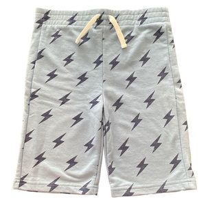 OT Revolution Boys Cotton Blend Light Blue Lightning Bolt Shorts Size S (6/7)
